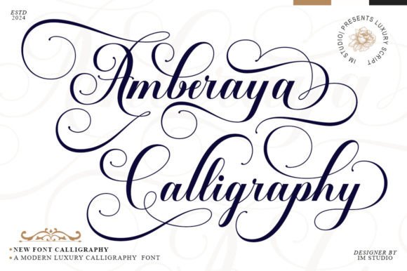 Amberaya Calligraphy: A Font for Impact