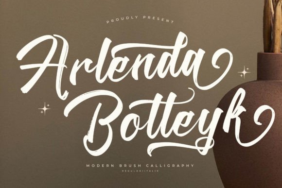 Arlenda Botteyk Font for Creative Projects