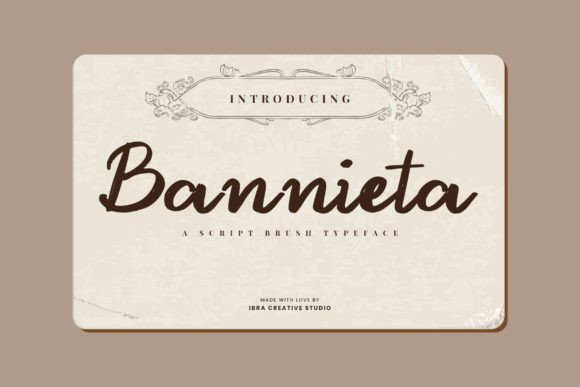 Bannieta: A Script Font for Business Branding