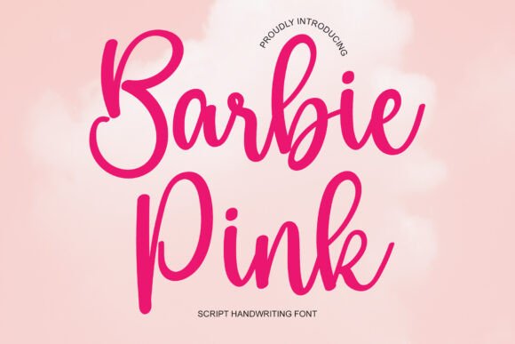 Barbie Pink Font for Web Design