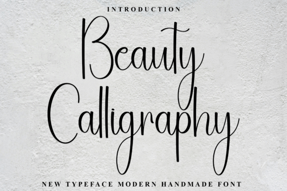 Beauty Calligraphy: A Warm Font for Business