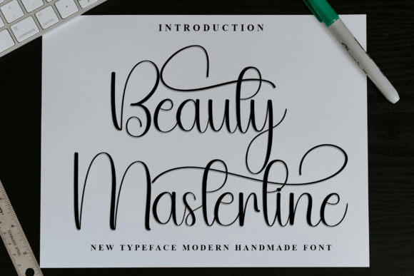 Beauty Masterline: A Stylish Typeface