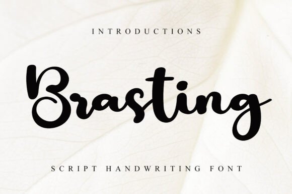 Brasting: A Script Font for Elegant Design