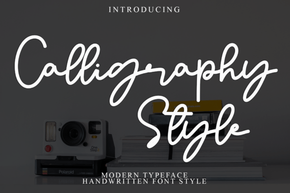 Calligraphy Style Font for Business