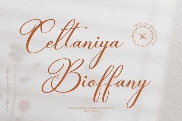 Celtaniya Bioffany Font for Business