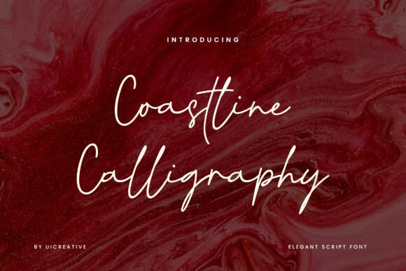 Coastline Calligraphy Font