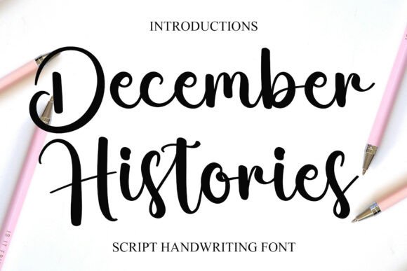 December Histories Font Review