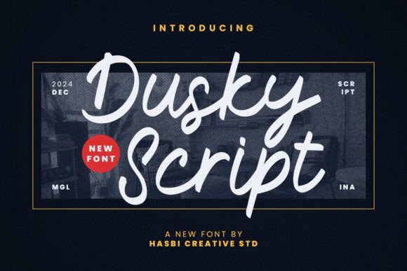 Dusky Font: Elegant Script for Editorial Design