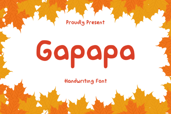 Gapapa: A Cute Handwriting Font for Creative Projects