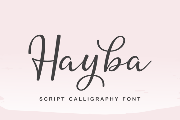 Hayba: A Flowing Script for Creative Projects