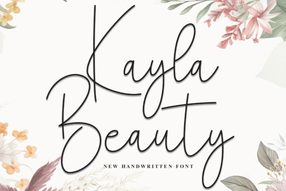 Kayla Beauty: A Beautiful Script Font