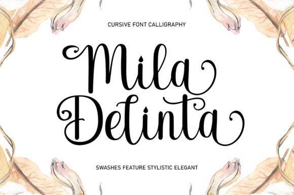 Mila Delinta Font for Creative Projects