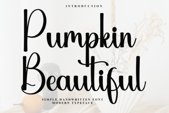 Pumpkin Beautiful Font