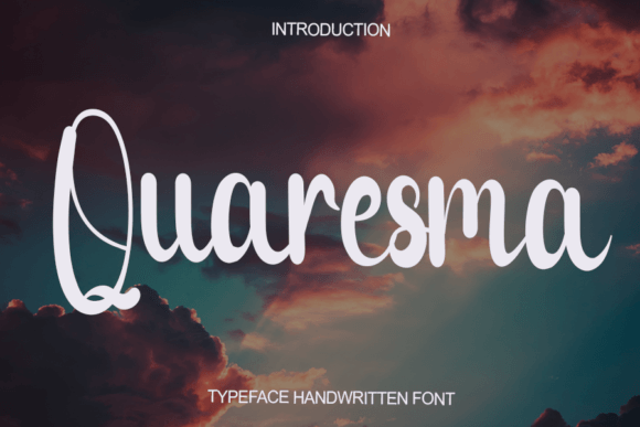 Quaresma: A Magical Script Font
