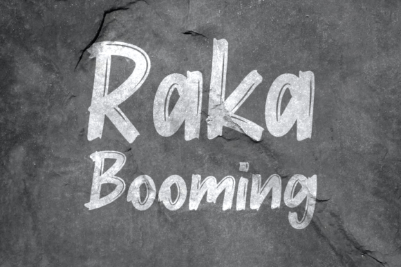 Raka Booming: A Font for Creative Campaigns