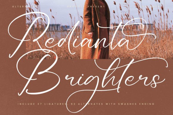 Redianta Brighters: A Luxurious Script Font