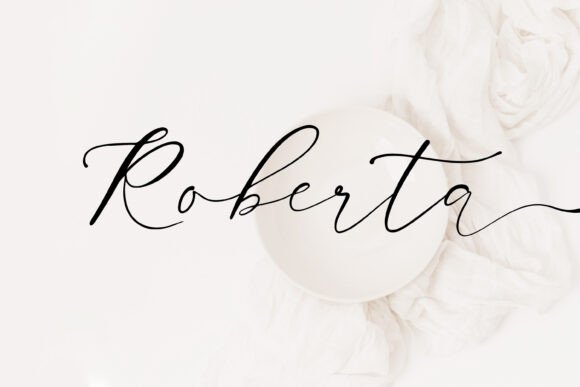 Roberta: A Stylish Script Font for Web Design