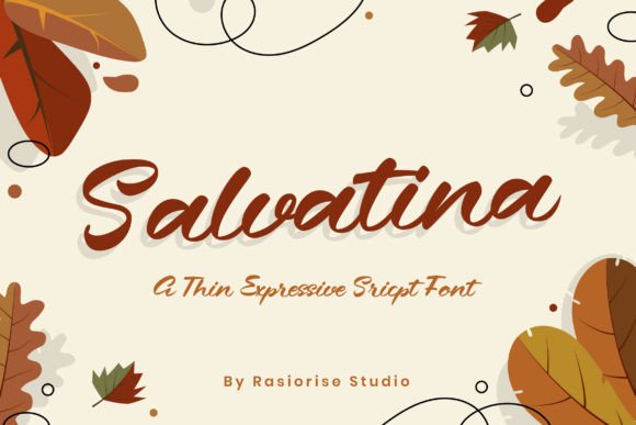 Salvatina: A Magical Script Font