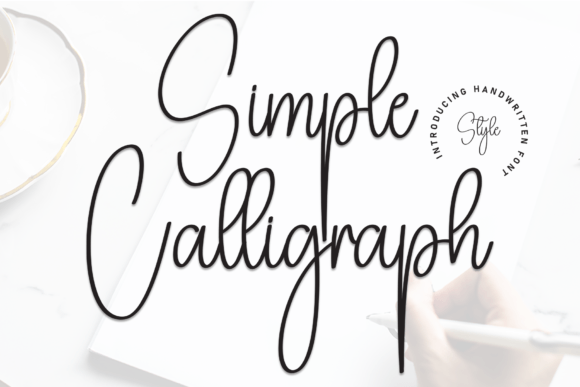Simple Calligraph Font for Creative Marketing