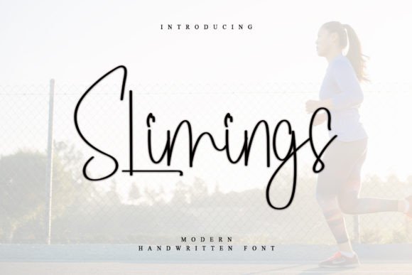Slimings: A Magical Script Font