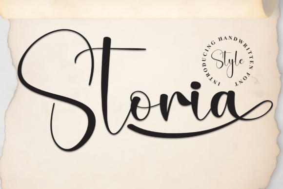 Storia: A Magical Script Font