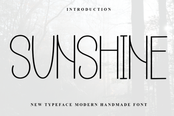 Sunshine Font: A Magical Script for Makers