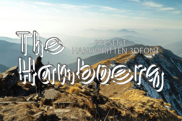 The Hamboerg: A Magical Script Font