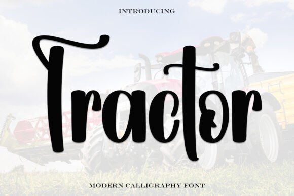 Tractor: A Trendy Font for Business Success